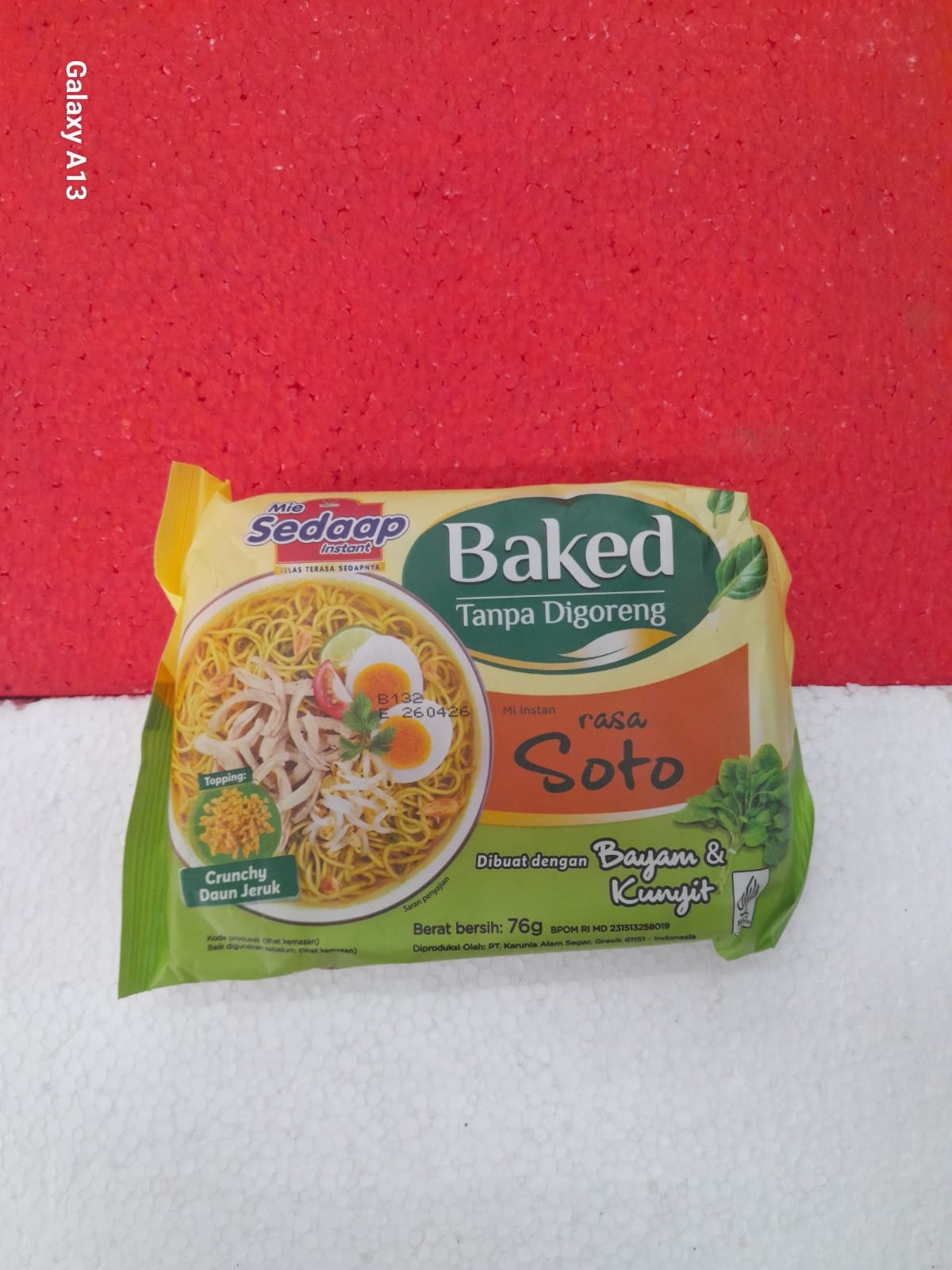 SEDAP MIE BAKED RASA SOTO