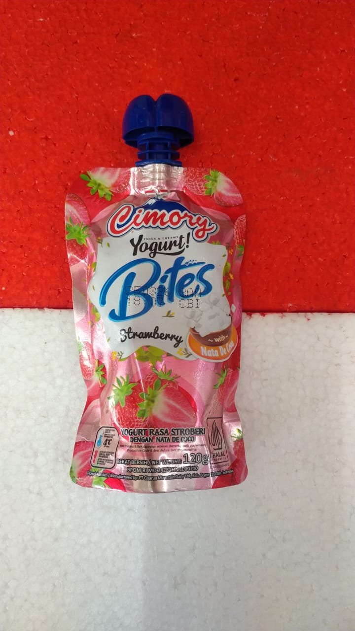 CIMORY YOGURT BITES STRAWBERY-120G