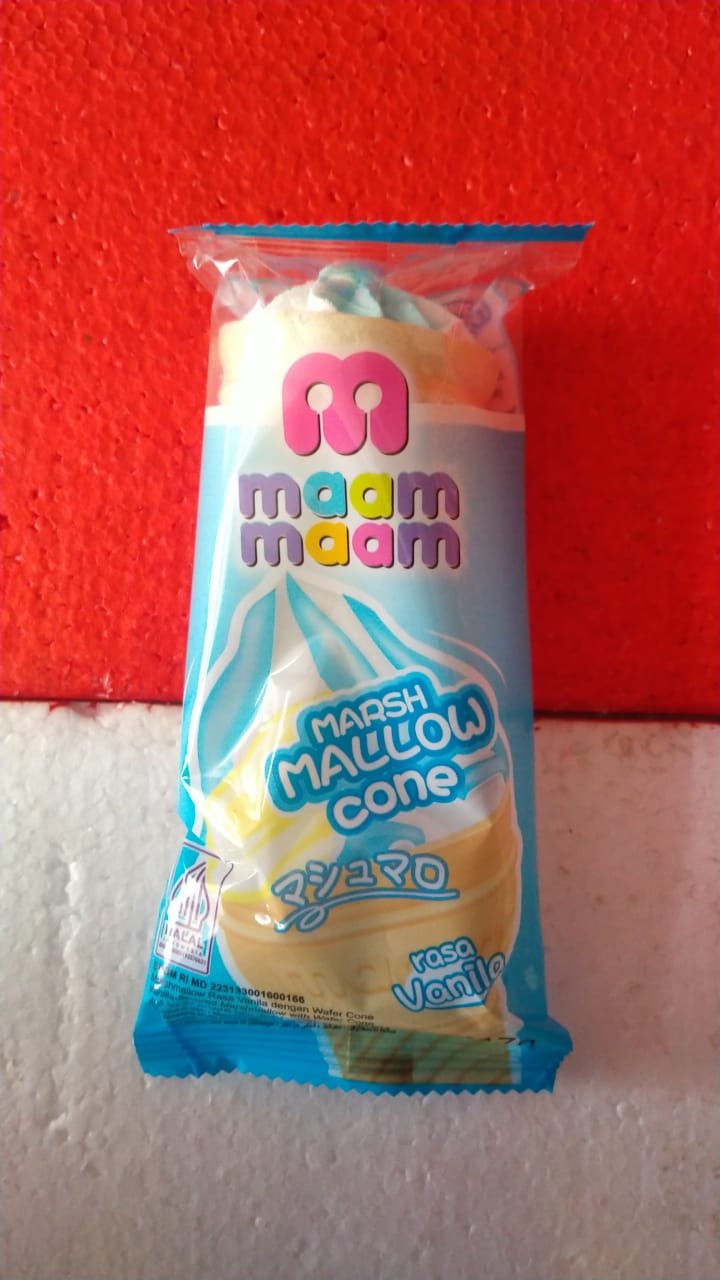 MAAM MARSHMALLOW CONE-RASA VANILA