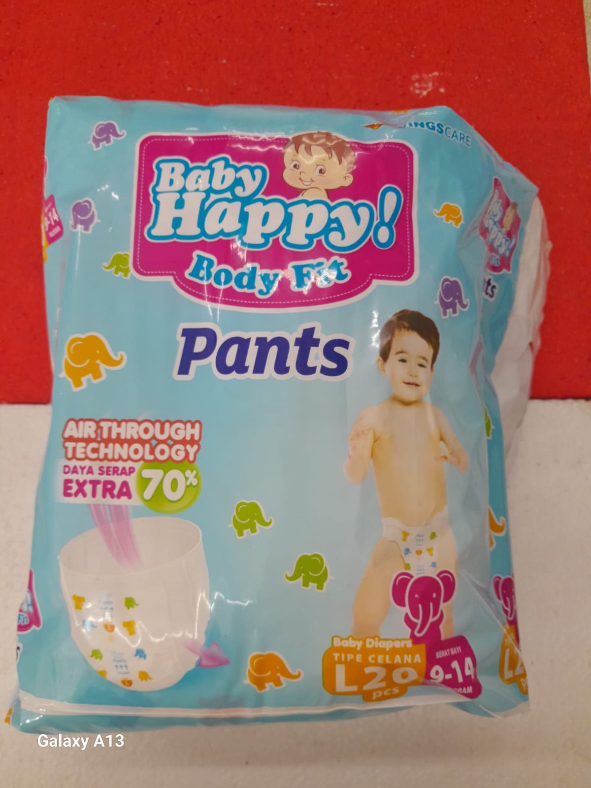 BABY HAPPY PANTS UKURAN L RENCENG
