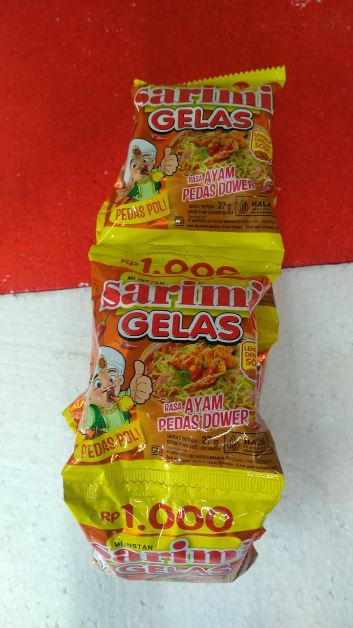 SARIMI GELAS AYAM PEDAS DOWER