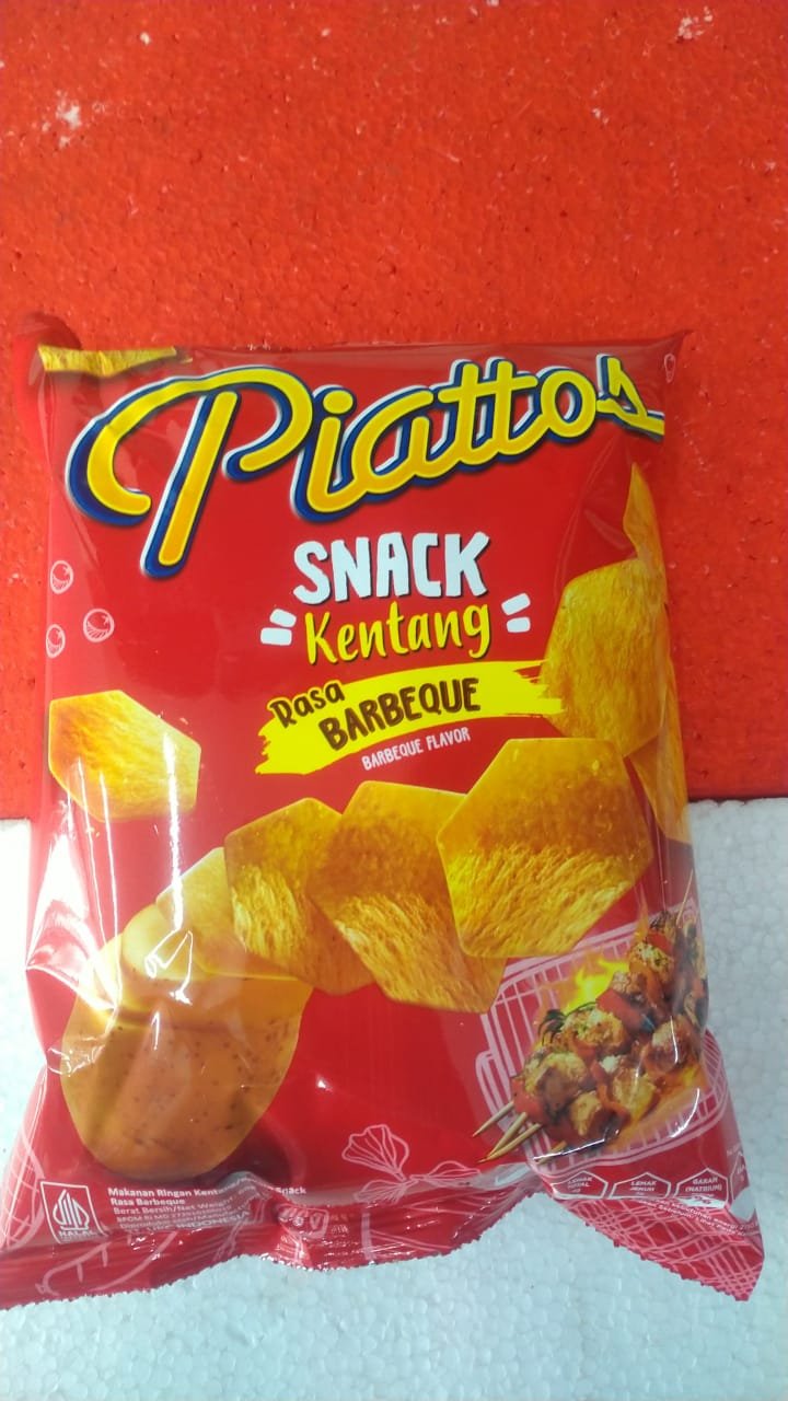 PIATTOS SNACK KENTANG BBQ-68G