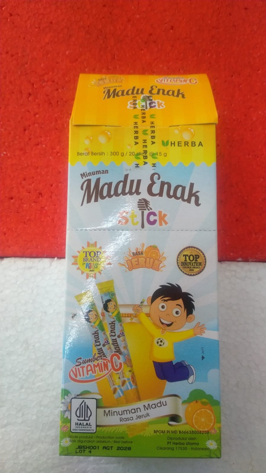 MADU ENAK STICK RASA JERUK