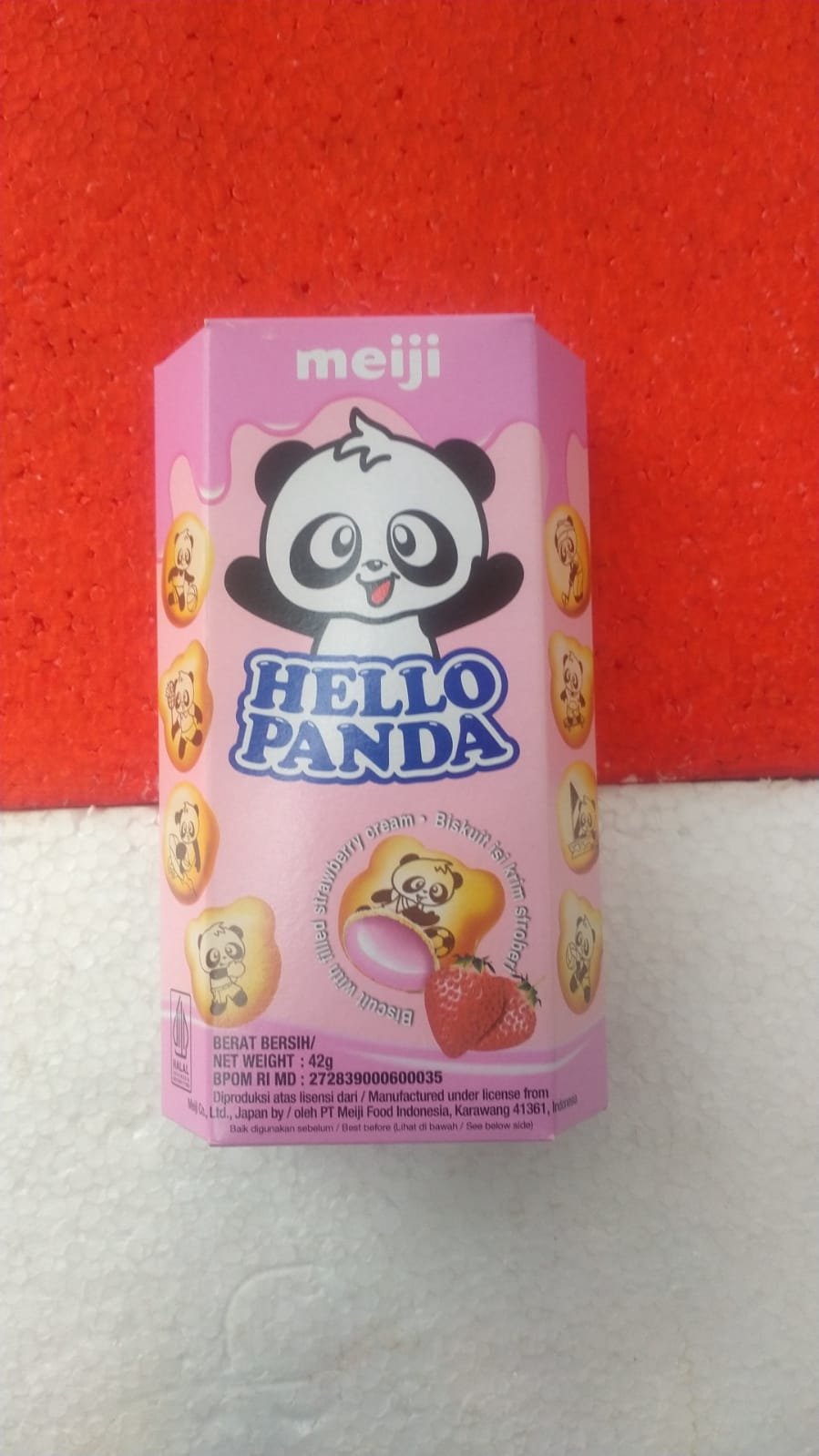 HELLO PANDA STRAWBERY-42G