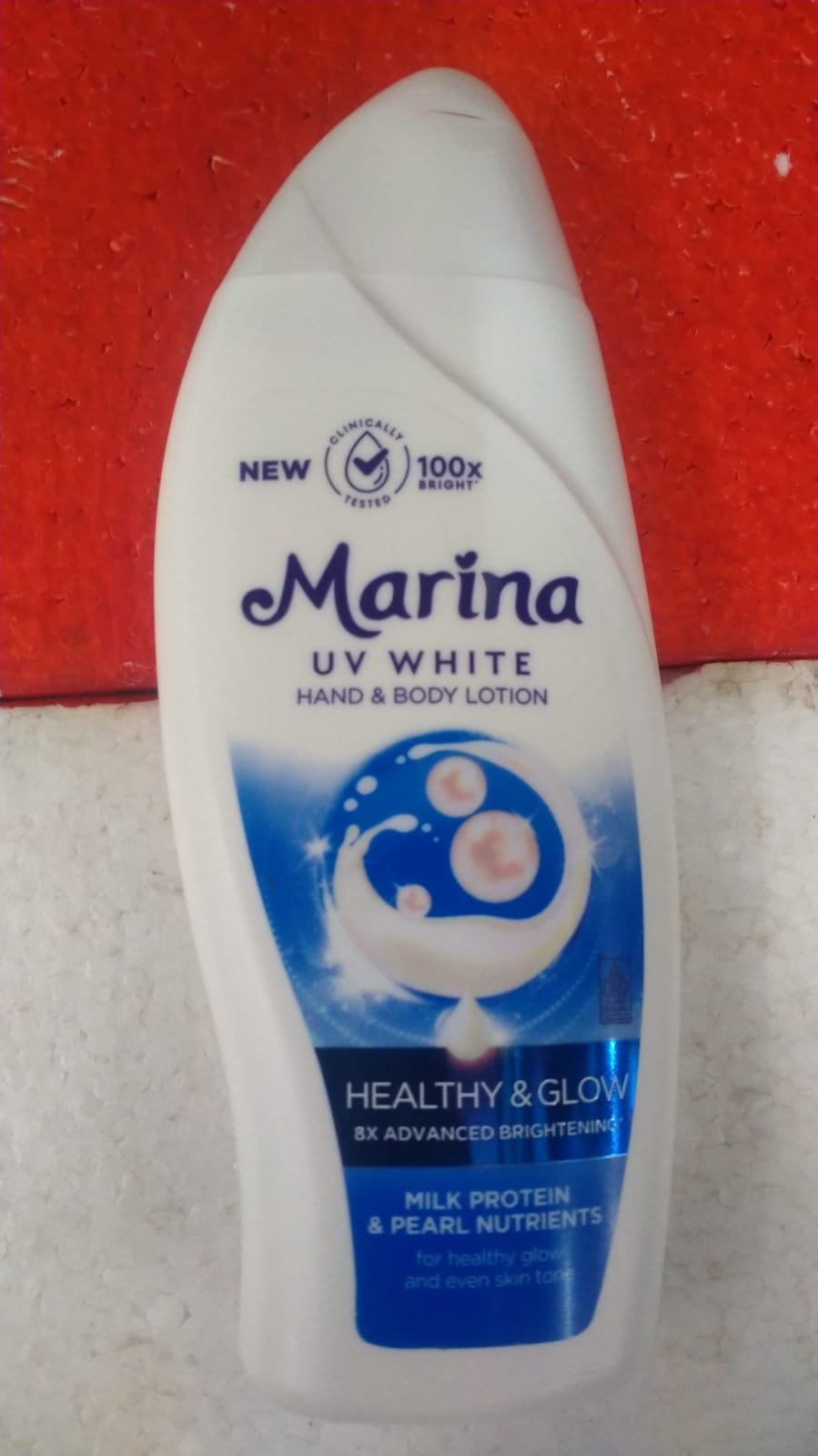 MARINA UV WHITE HAND&BODY LOTION 185ML