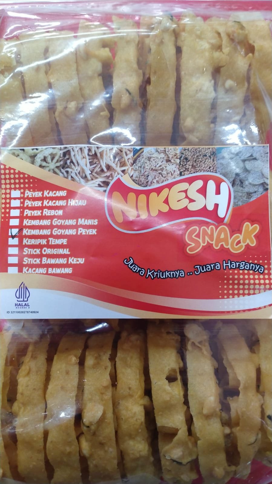 UMKM NIKESH PEYEK KEMBANG GOYANG