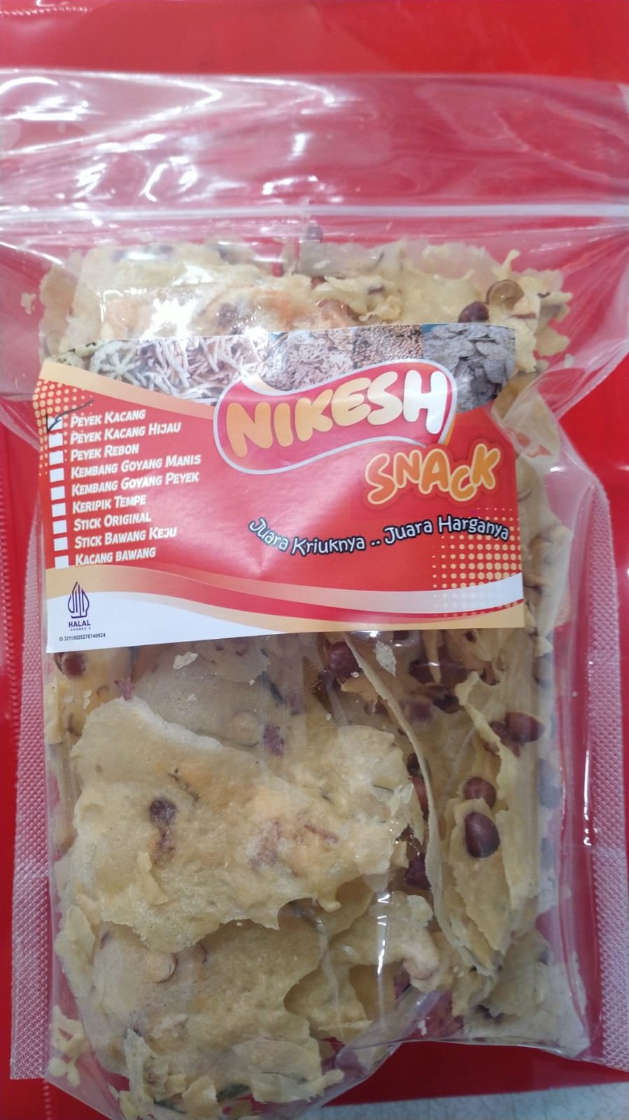 UMKM NIKESH PEYEK KACANG POUCH