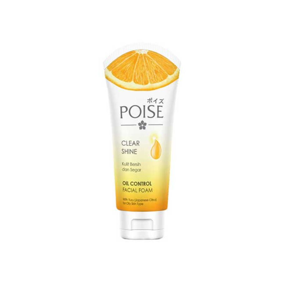 poise facial foam oil control 100g