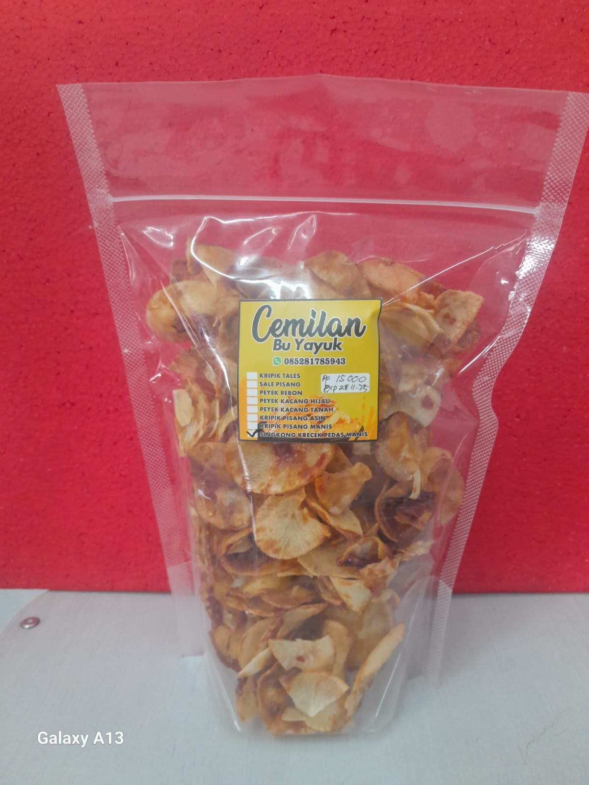 UMKM-SINGKONG KRECEK  PEDAS-BU YAYUK