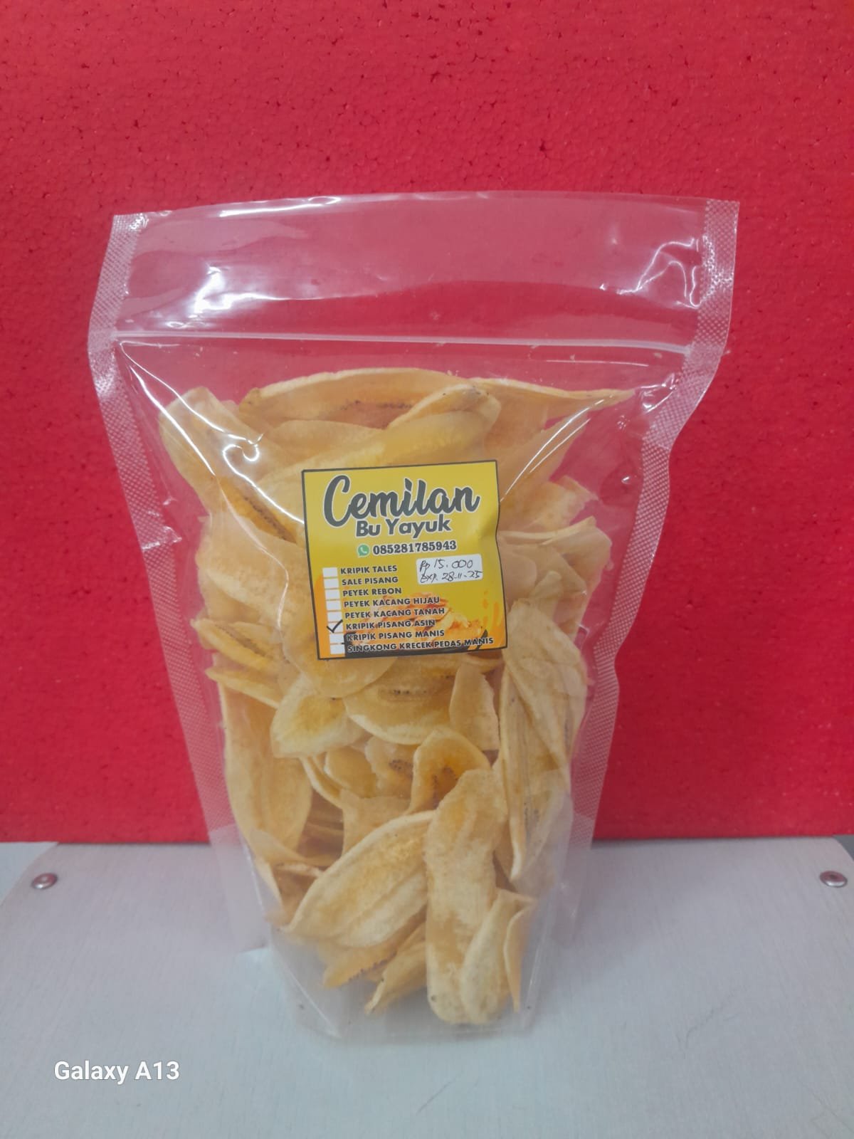 UMKM-KRIPIK PISANG ASIN-BU YAYUK