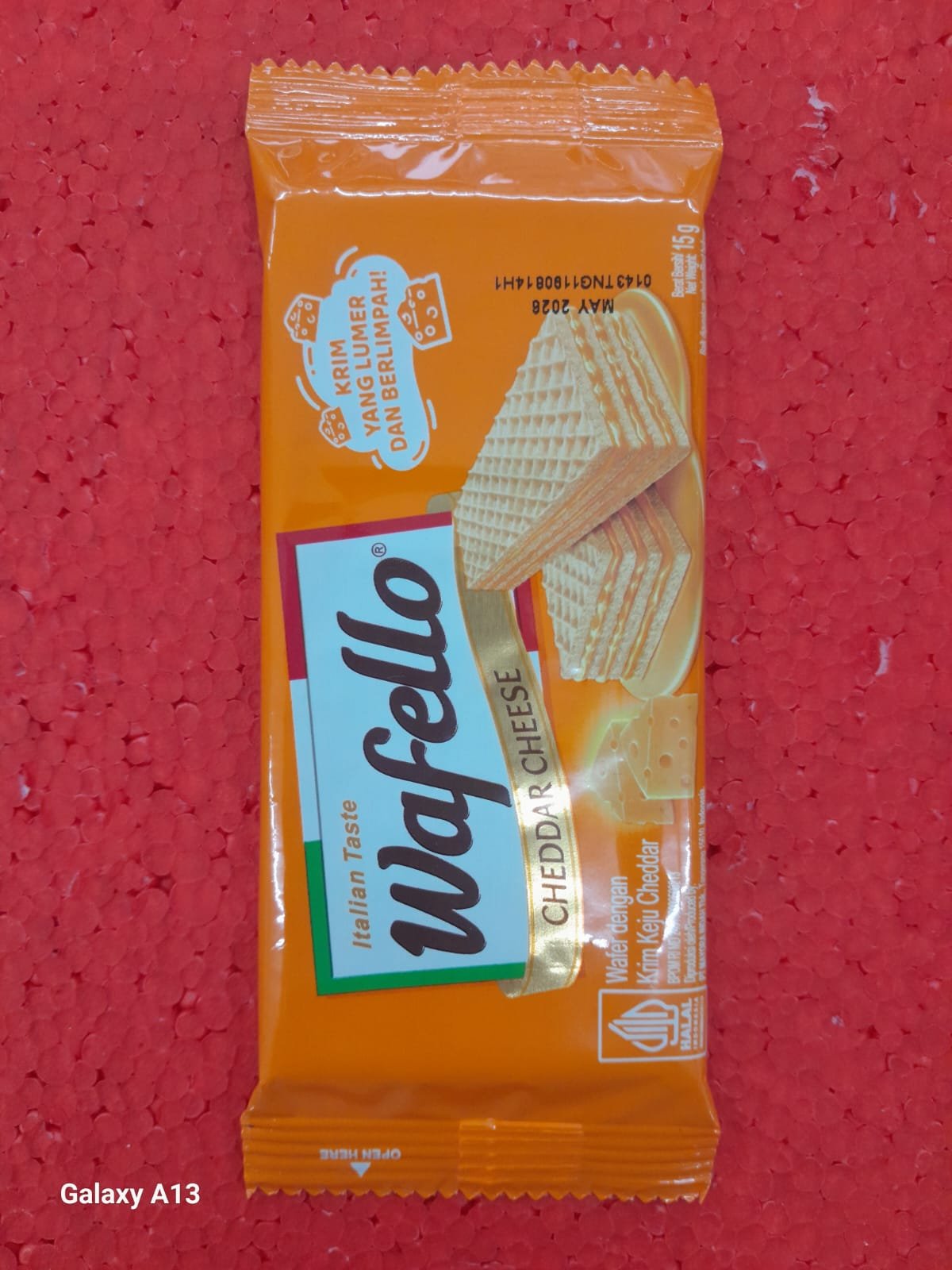 WAFELLO-CHEDDAR CHEESE-15 g