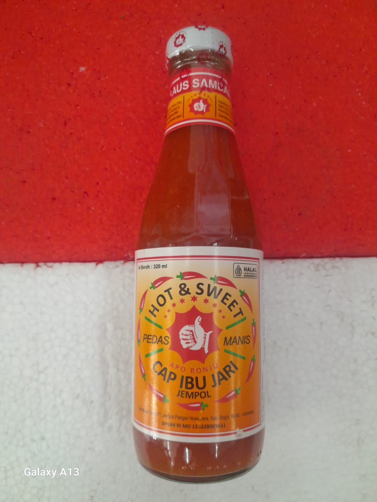 SAOS PEDAS CAP IBU JARI-320ML